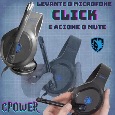 Sades CPower Gaming Headset SA-716 - Black